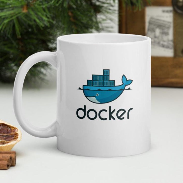 Docker coffee mug for developer - threadhub.store  