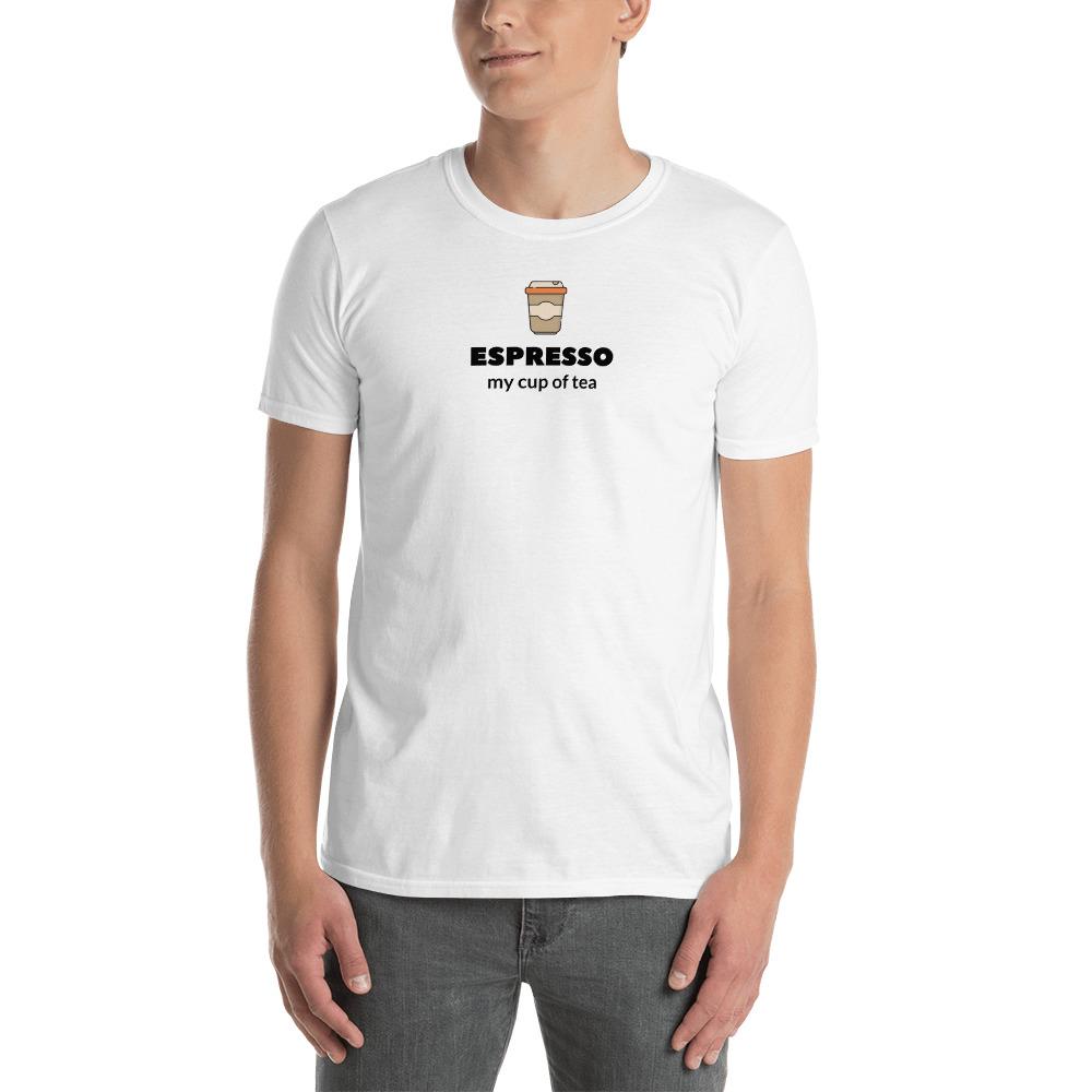 Espresso, my cup of tea (white) T-Shirt for developers - threadhub.store