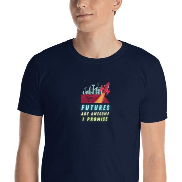 Futures and promises navy t shirt for developers - threadhub.store