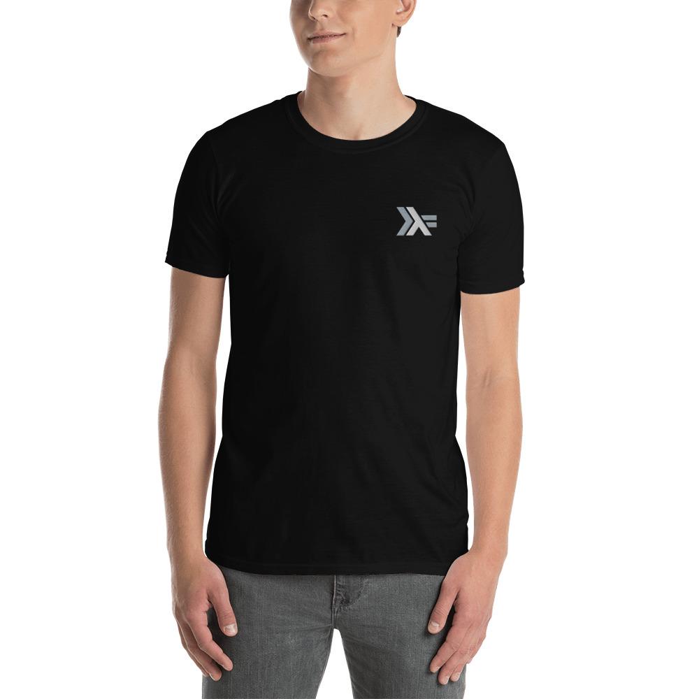 Haskell embroidered t-shirt for developers - threadhub.store