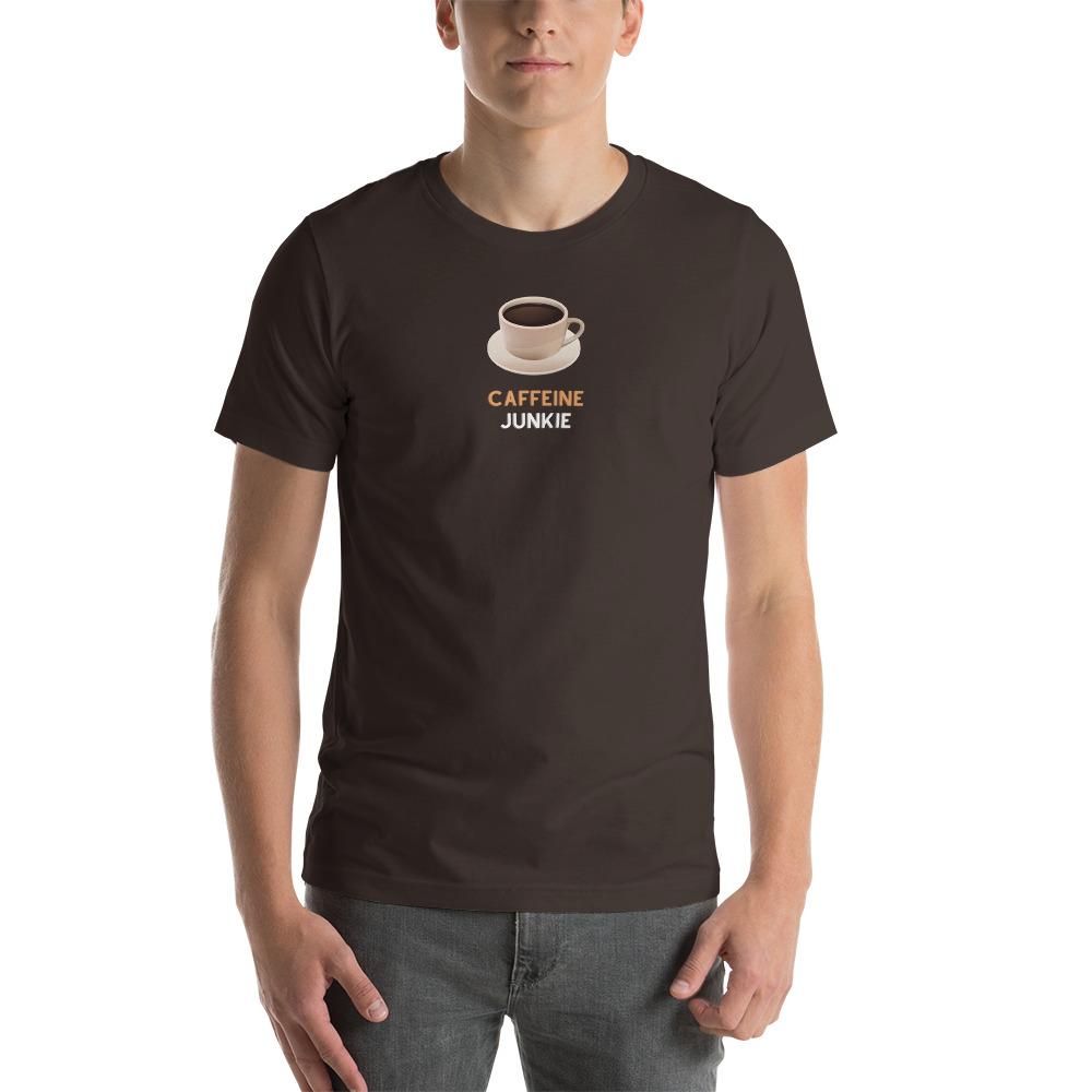 Caffeine Junkie - Unisex T-Shirt - ThreadHub t shirts for developers