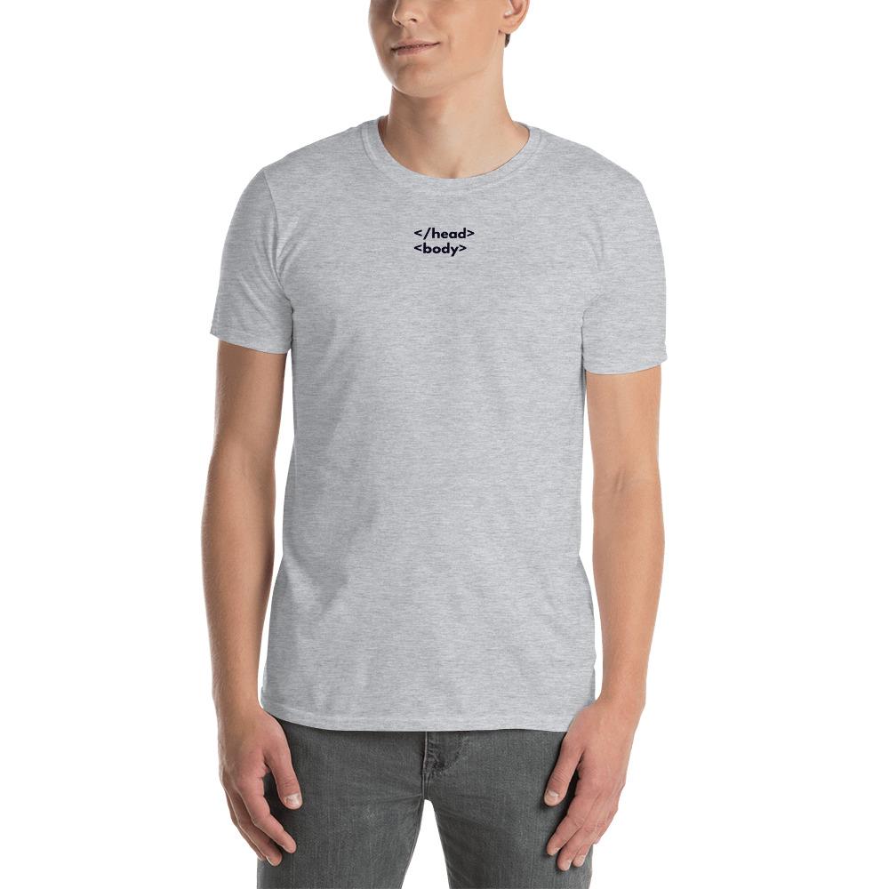 HTML head/body T-Shirt - ThreadHub t shirts for developers