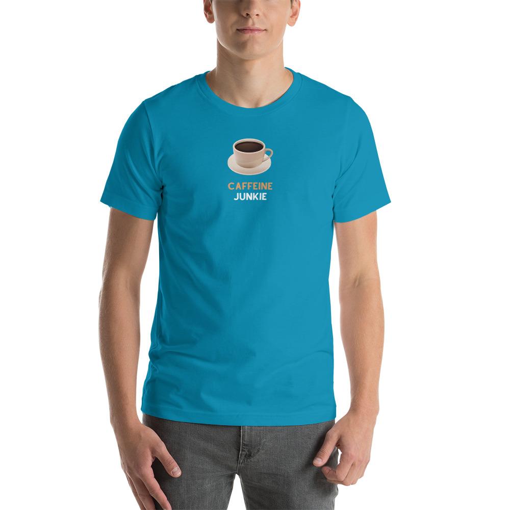 Caffeine Junkie - Unisex T-Shirt - ThreadHub t shirts for developers