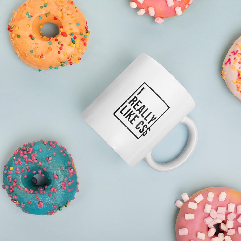 Coffee mug for CSS lovers - ThreadHub t shirts for developers