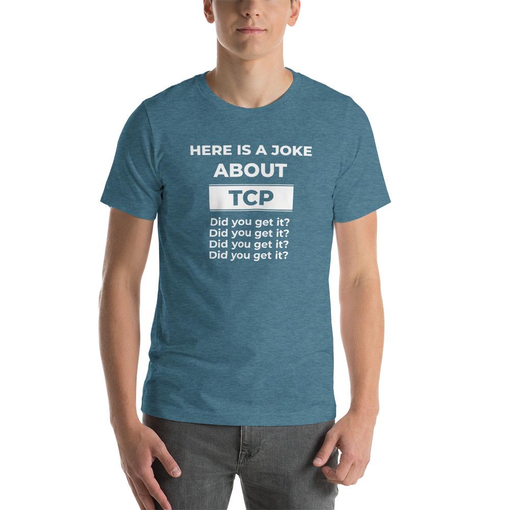 TCP - Short-Sleeve Unisex T-Shirt - ThreadHub t shirts for developers