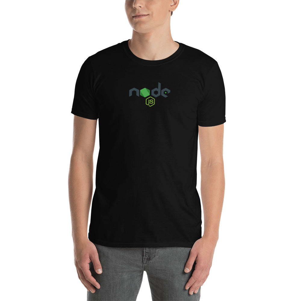 Nodejs t shirt design - black - ThreadHub t shirts for developers  Edit alt text