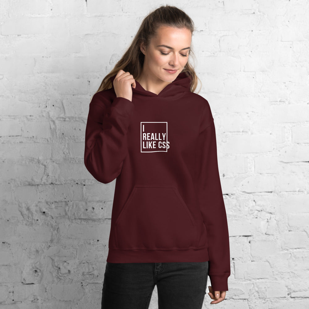 I really like CSS hoodie for developers - Threadhub t shirts for developers