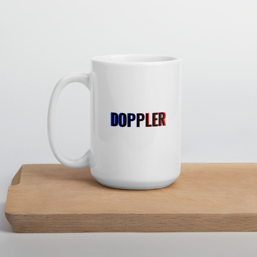 Doppler effect coffee mug design - Threadhub t shirts for developers