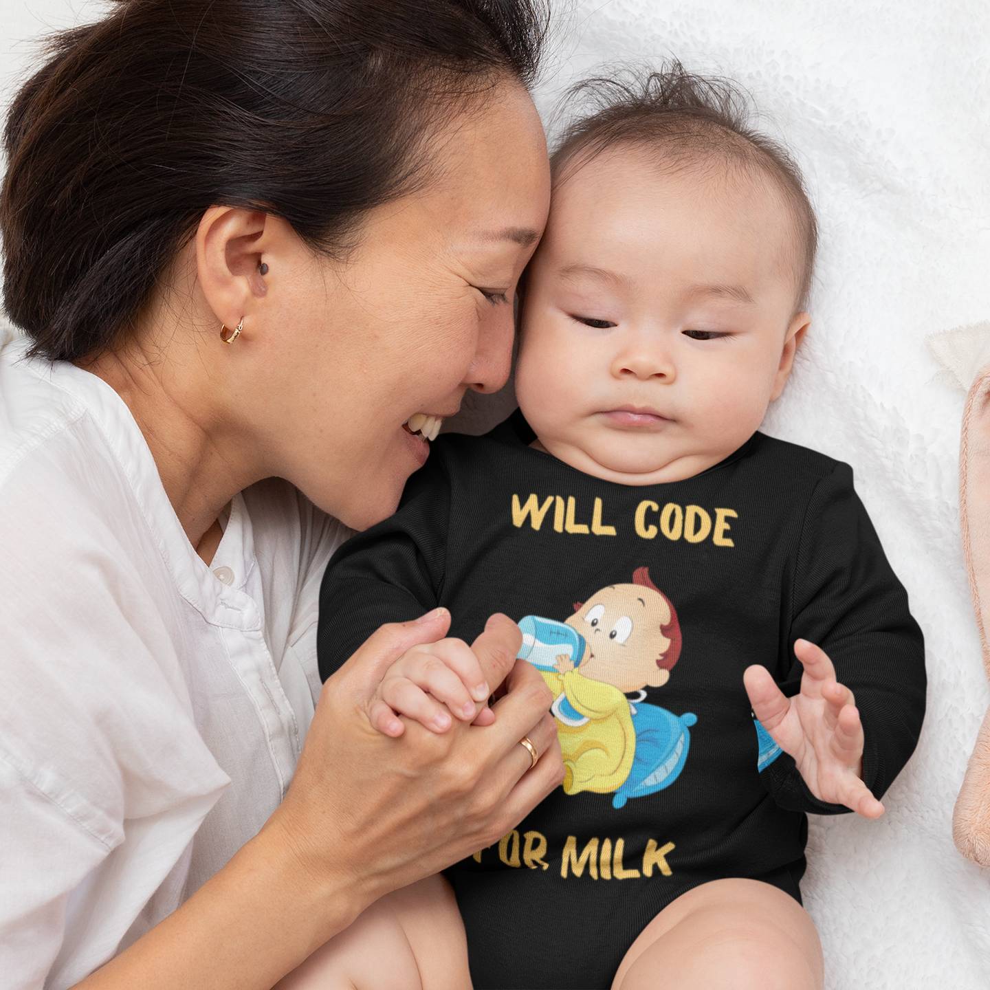 Will code for milk baby bodysuit for future developers - threadhub.store